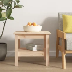 Stolik Kawowy Ława Stół Drewniany 45x45x40 Półka Do Salonu Do Pokoju