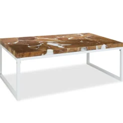 Stolik Kawowy Ława Stół Drewniany 110x60x40 Do Salonu Do Pokoju