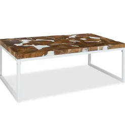 Stolik Kawowy Ława Stół Drewniany 110x60x40 Do Salonu Do Pokoju