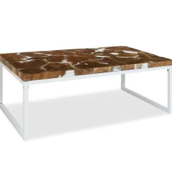 Stolik Kawowy Ława Stół Drewniany 110x60x40 Do Salonu Do Pokoju