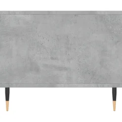 Stolik Kawowy Ława Stół Szary 90x50x40 Drzwiczki Do Salonu Do Pokoju