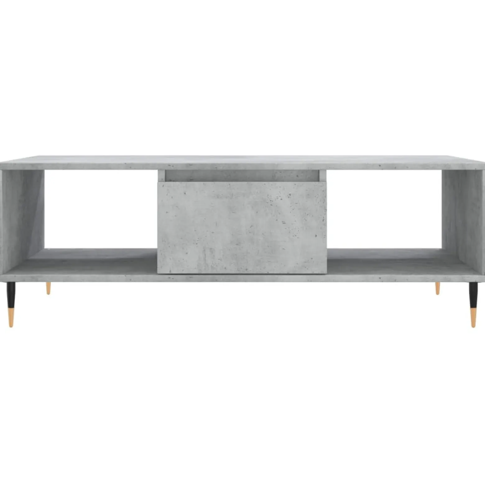 Stolik Kawowy Ława Stół Szary 104x60x35 Przegrody Do Salonu Do Pokoju