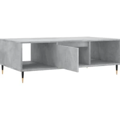 Stolik Kawowy Ława Stół Szary 104x60x35 Przegrody Do Salonu Do Pokoju