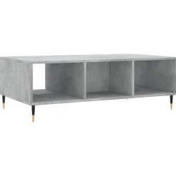 Stolik Kawowy Ława Stół Szary 104x60x35 Przegrody Do Salonu Do Pokoju