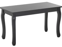 Stolik kawowy ława 80 x 40 cm czarny matowy