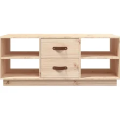 Stolik kawowy Brąz Drewno sosnowe vidaXL