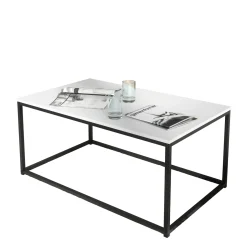 Stolik Kawowy 100cm Loft ONE FURNITURE Laminat Biały