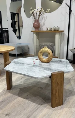 Stolik Kawowy HEXAGON Calacatta