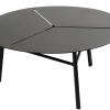 Stolik kawowy Kampala czarny 80x80x35 cm Miloo Home
