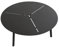 Stolik kawowy Kampala czarny 80x80x35 cm Miloo Home