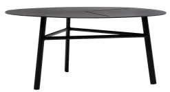 Stolik kawowy Kampala czarny 80x80x35 cm Miloo Home