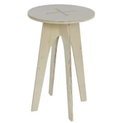 Stolik kawowy okrągły Simplicity, drewniany