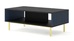 Stolik kawowy RAVENNA F 90 cm granatowy