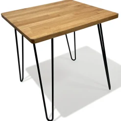 Stolik kawowy Tavolo dębowy LOFT 50x50cm