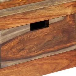 Stolik konsola z 3 szufladami, 120x30x75 cm, drewno sheesham
