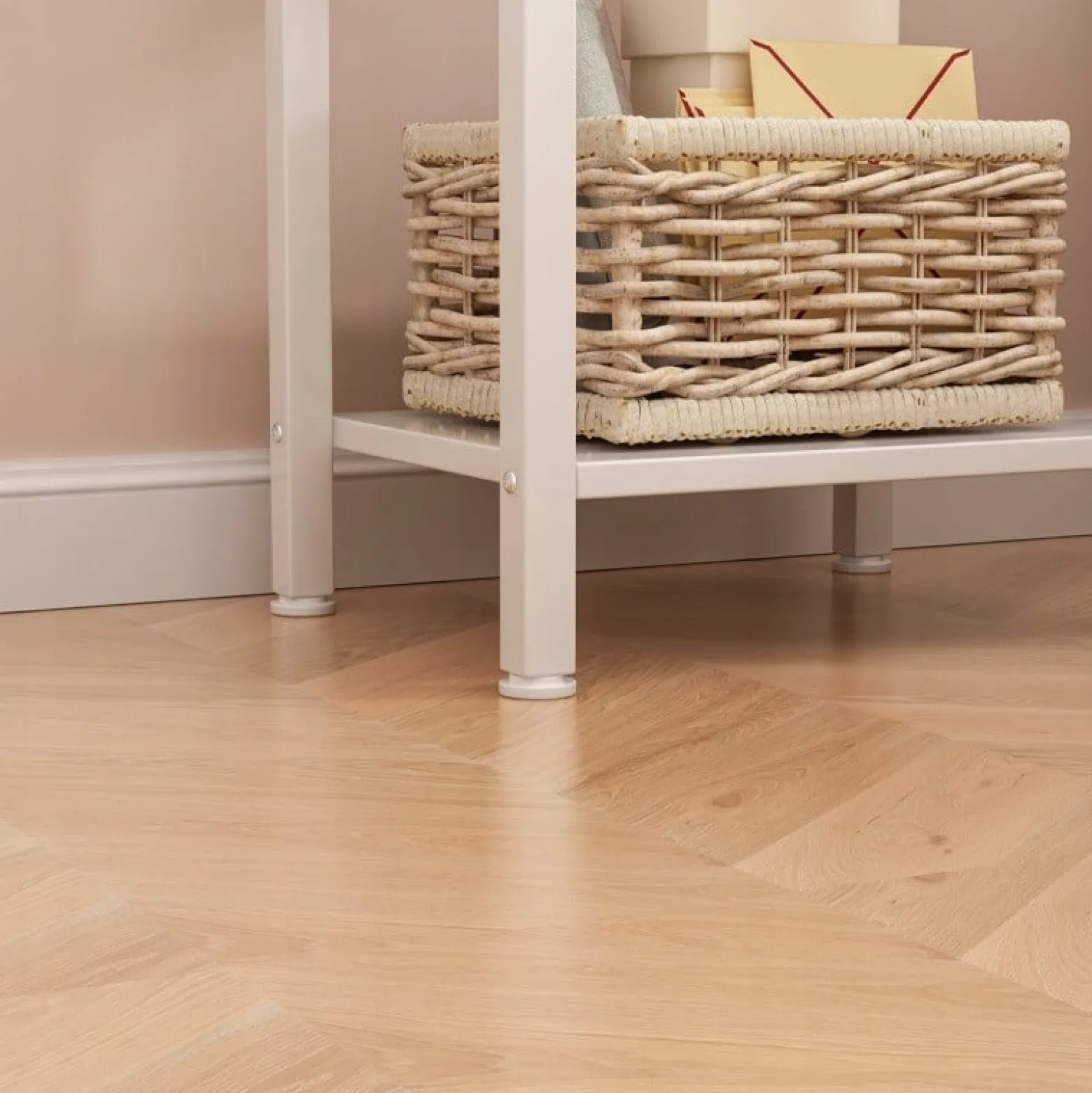 Stolik nocny komoda szafka z szufladą półką biały do sypialni salonu 38 cm
