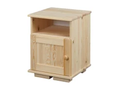 Stolik nocny MODERN III, kolor sosnowy, drzwi lewostronne