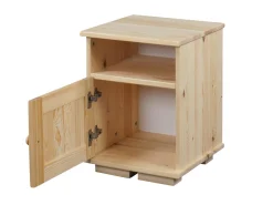 Stolik nocny MODERN III, kolor sosnowy, drzwi lewostronne