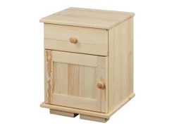 Stolik nocny MODERN II, kolor sosnowy, drzwi lewostronne