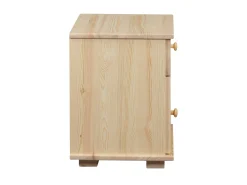 Stolik nocny MODERN II, kolor sosnowy, drzwi lewostronne