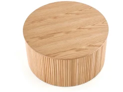 Stolik okrągły Woody 80 cm z litego drewna