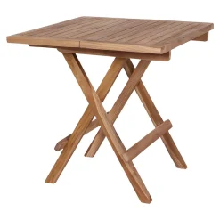 STOLIK POMOCNICZY Bilbao 50x50cm naturalny z drewna tekowego