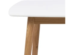 Stół prostokątny Nagano 150x80 dąb biały