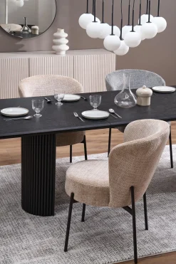 Stół rozkładany BOLERO 160(250)x90 czarny