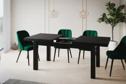 Stół rozkładany CLASSIC 120/160X80 Czarny