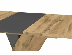 Stół rozkładany EXEL 140(180)x85 dąb artisan/antracyt