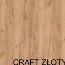 Stół rozkładany IDA 100/140 craft złoty + nogi czarne