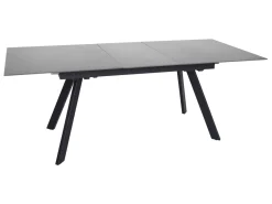Stół rozkładany Planet 160-200x90 czarny/antacyt