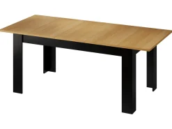 Stół rozkładany Verita 160-200x90 dąb naturalny/czarny