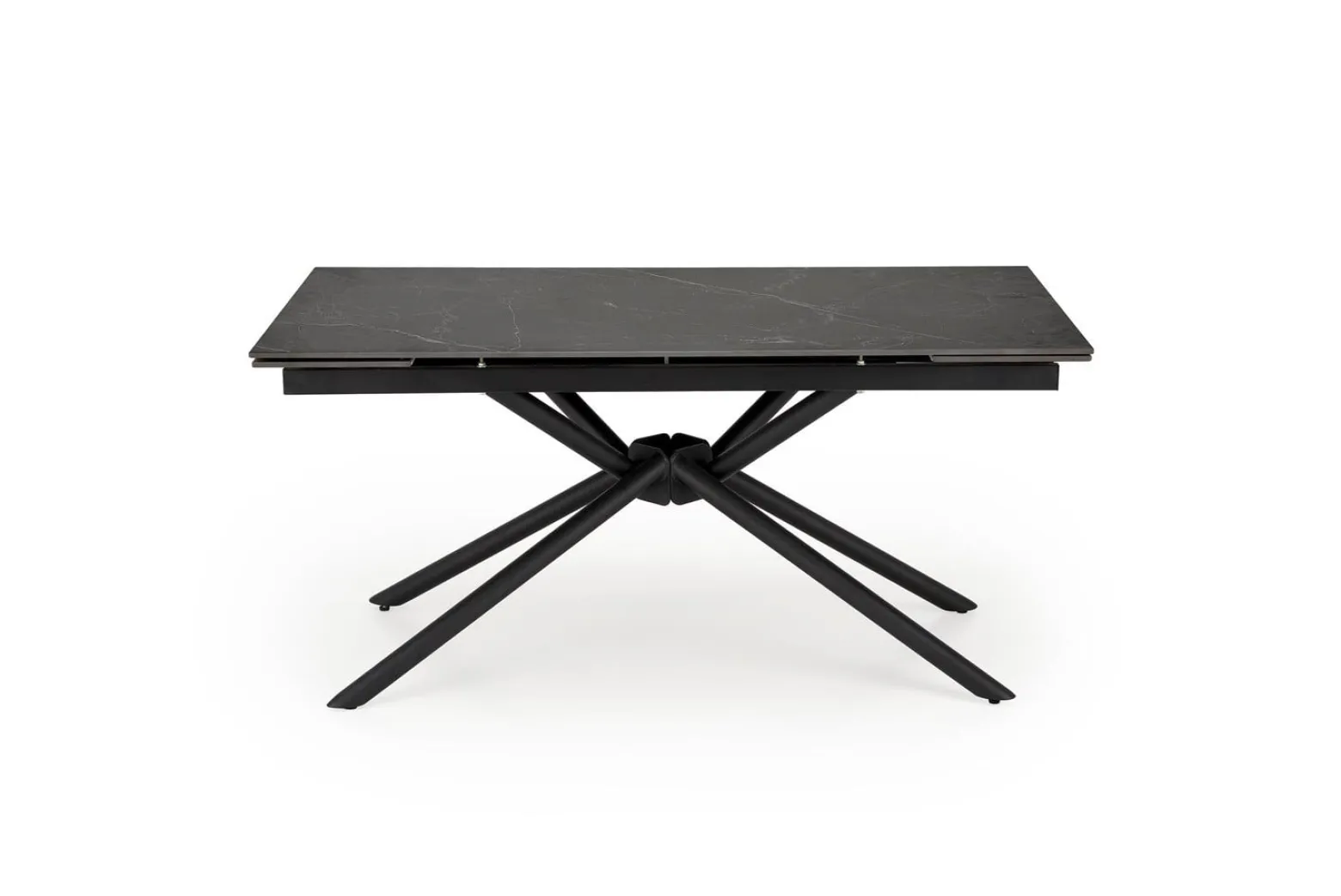 Stół rozkładany VITORINO 160(220)x90 czarny marmur