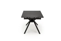 Stół rozkładany VITORINO 160(220)x90 czarny marmur
