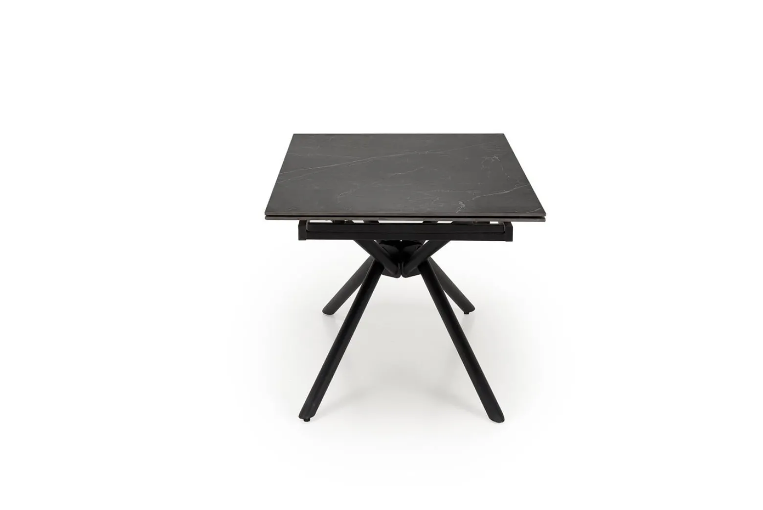 Stół rozkładany VITORINO 160(220)x90 czarny marmur