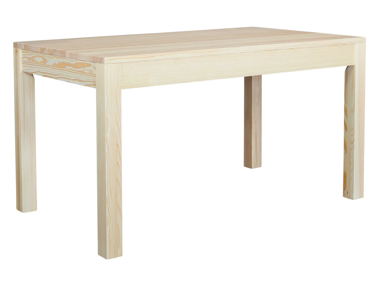 Stół 140x80 z drewna litego SVEN, kolor sosnowy