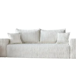 Stylowa biała sofa 232cm z funkcją spania TILO