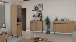 Stylowy stolik pod telewizor DĄB EVOKE CIAO