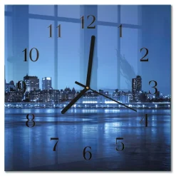 Stylowy zegar 30x30 Horyzont design na ścianę