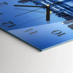 Stylowy zegar 30x30 Horyzont design na ścianę