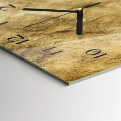 Stylowy zegar 30x60 Papier Stołowy design na ścianę