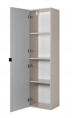 Słupek Łazienkowy 136 cm MADIS KASZMIR Półki Uchwyt Black