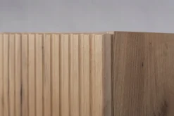 Słupek Łazienkowy 136 cm RYFLE Wiszący FRONT Dąb ZŁOTY Półki
