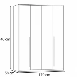 Szafa Bari 170 cm