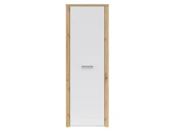 Szafa Brandon 70 cm jednodrzwiowa dąb artisan/biały