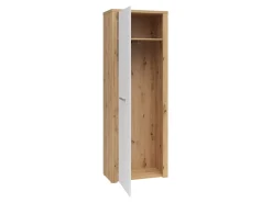 Szafa Brandon 70 cm jednodrzwiowa dąb artisan/biały