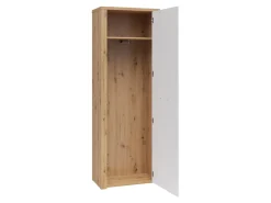 Szafa Brandon 70 cm jednodrzwiowa dąb artisan/biały