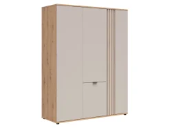 Szafa Brevas 150 cm z 4 drzwiami dąb artisan/kaszmir