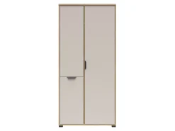 Szafa Chuck 90 cm z 3 drzwiami dąb mauvella/kaszmir